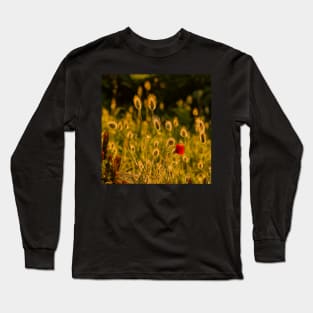 The poppy and the kittens Long Sleeve T-Shirt